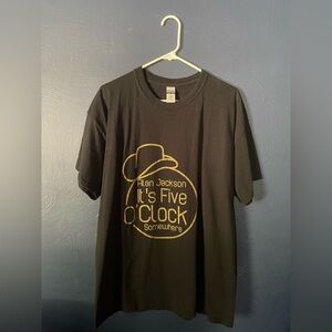 Alan Jackson It’s Five O’ Clock Somewhere T-Shirt Size XL, Y2K